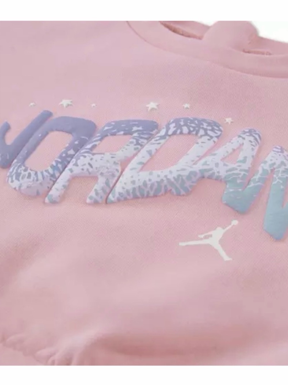 Jordan Pink Baby Girls' Sweatshirt & Jogger Set 6 months - Picture 3 of 5